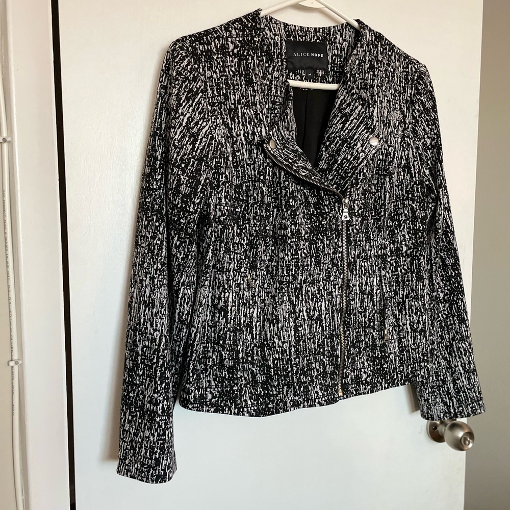 Alice Hope Lightweight Moto Jacket - Size M - Picture 2 of 12